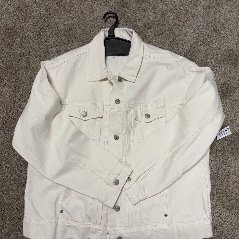 Old Navy White Denim Jacket